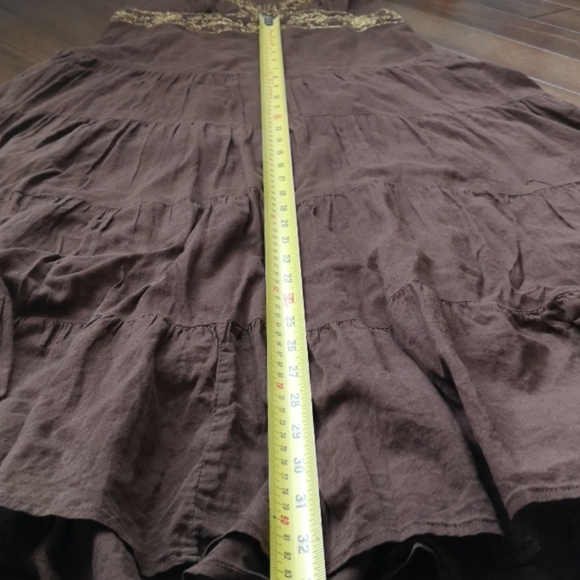 Reitmans boho halter dress with gold embroidery - Picture 12 of 12